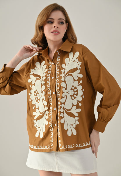 Threadwork Embroidered Shirt