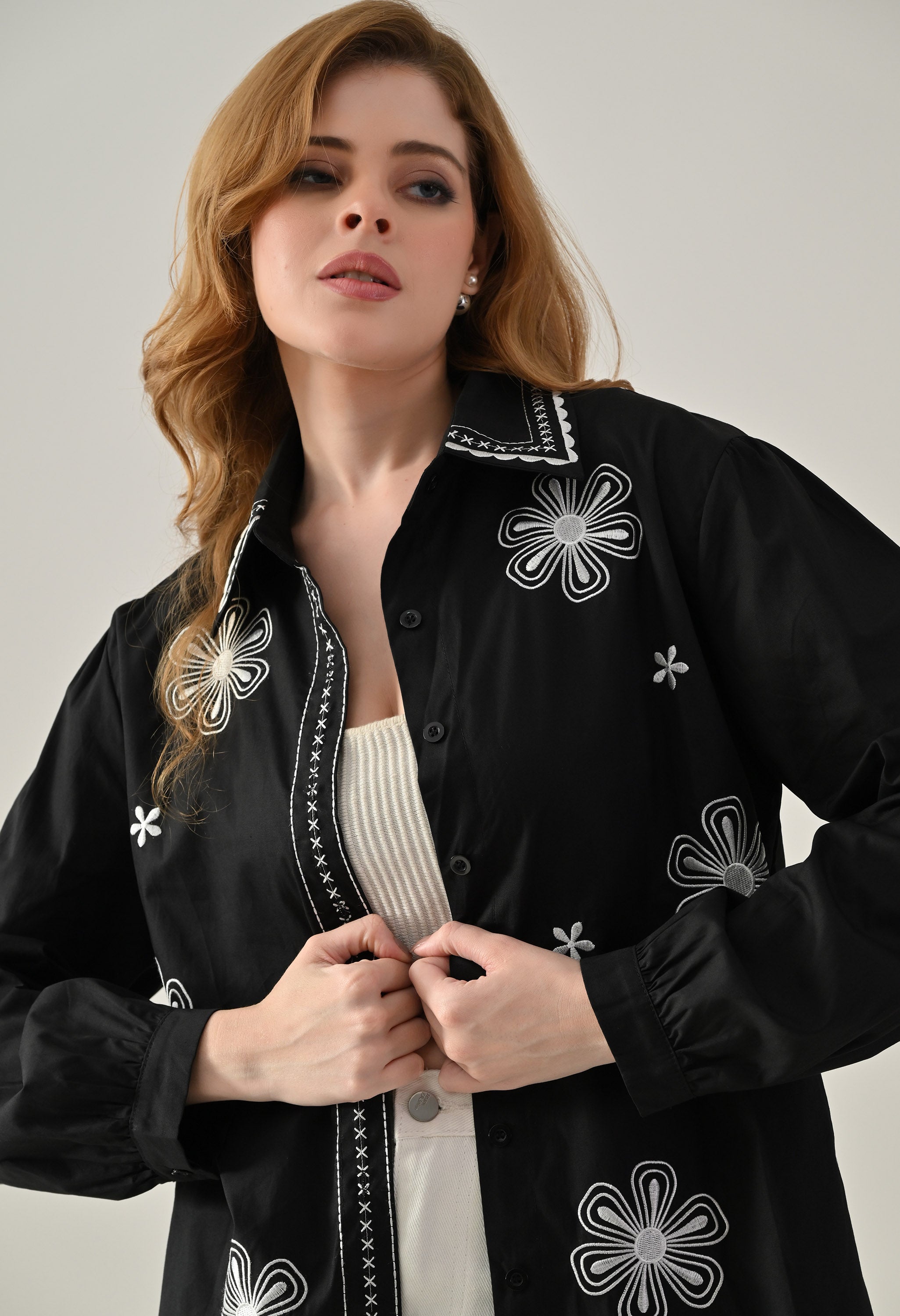 Bloom Embroidered Shirt