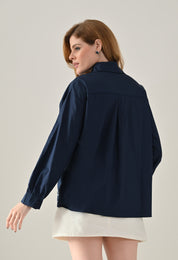 Flower Power Scalloped Shirt
