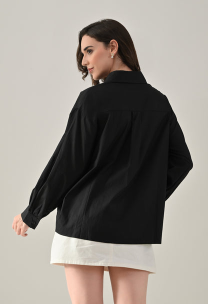 Flower Power Scalloped Shirt
