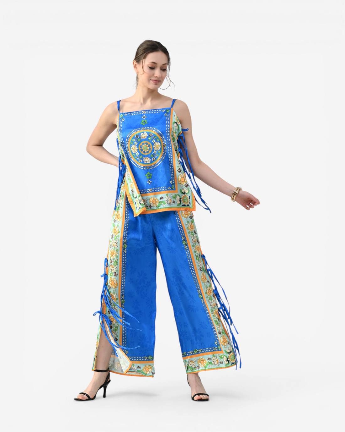 Tie-Side Detail Co-Ord Set