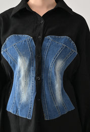 Denim & Drift Two-Piece Set