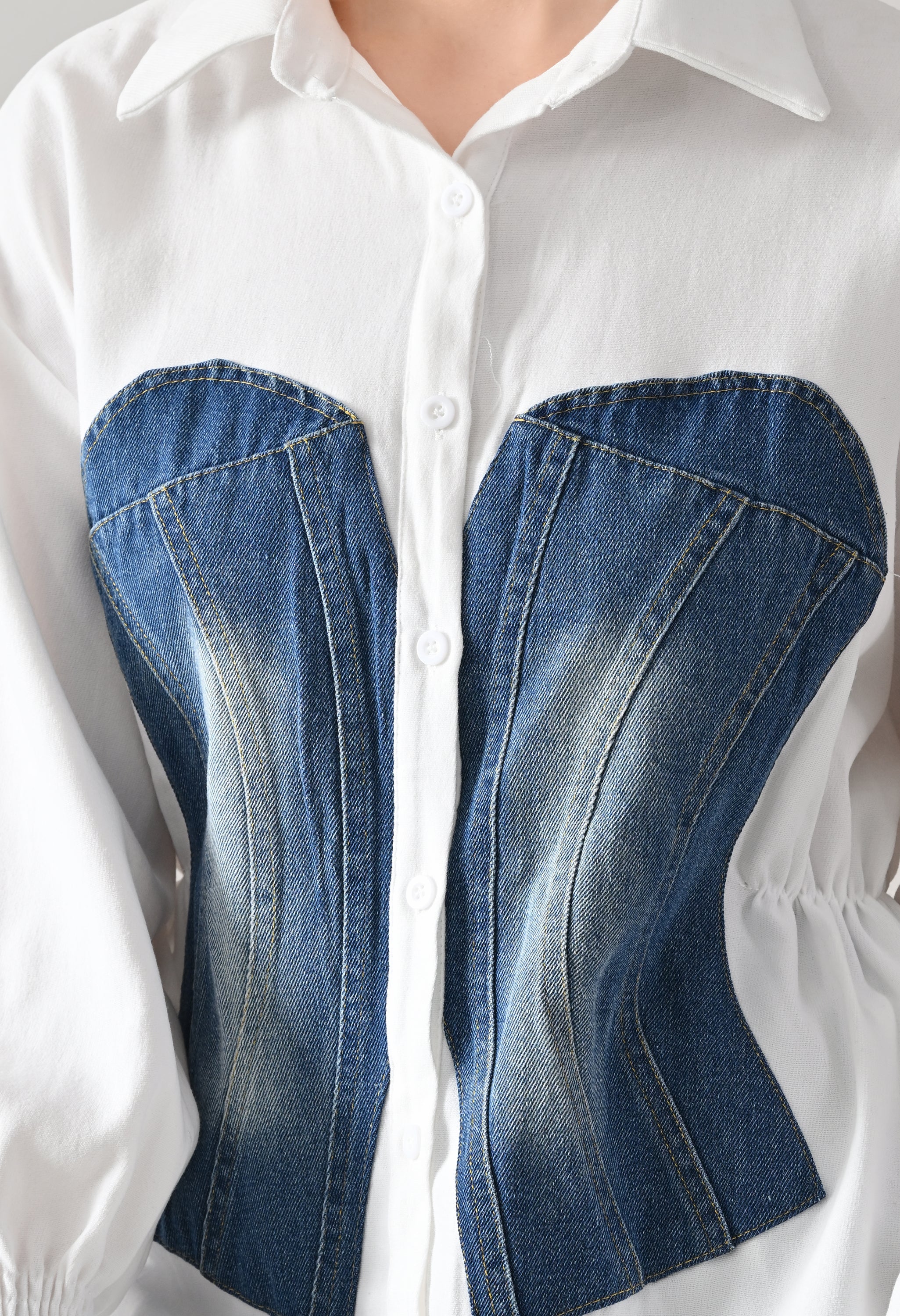 Denim & Drift Two-Piece Set