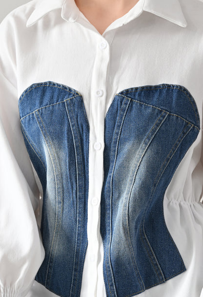 Denim &amp; Drift Two-Piece Set