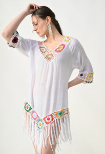 Bohemian Crochet Coverup