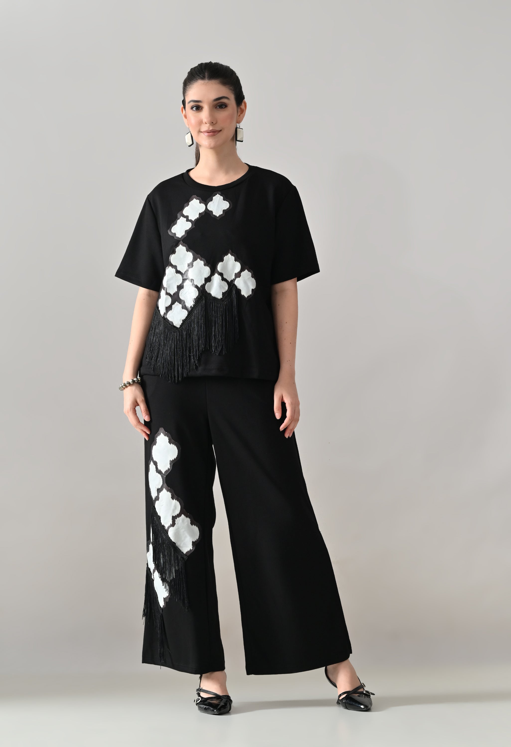 Fringed Two-Piece Set