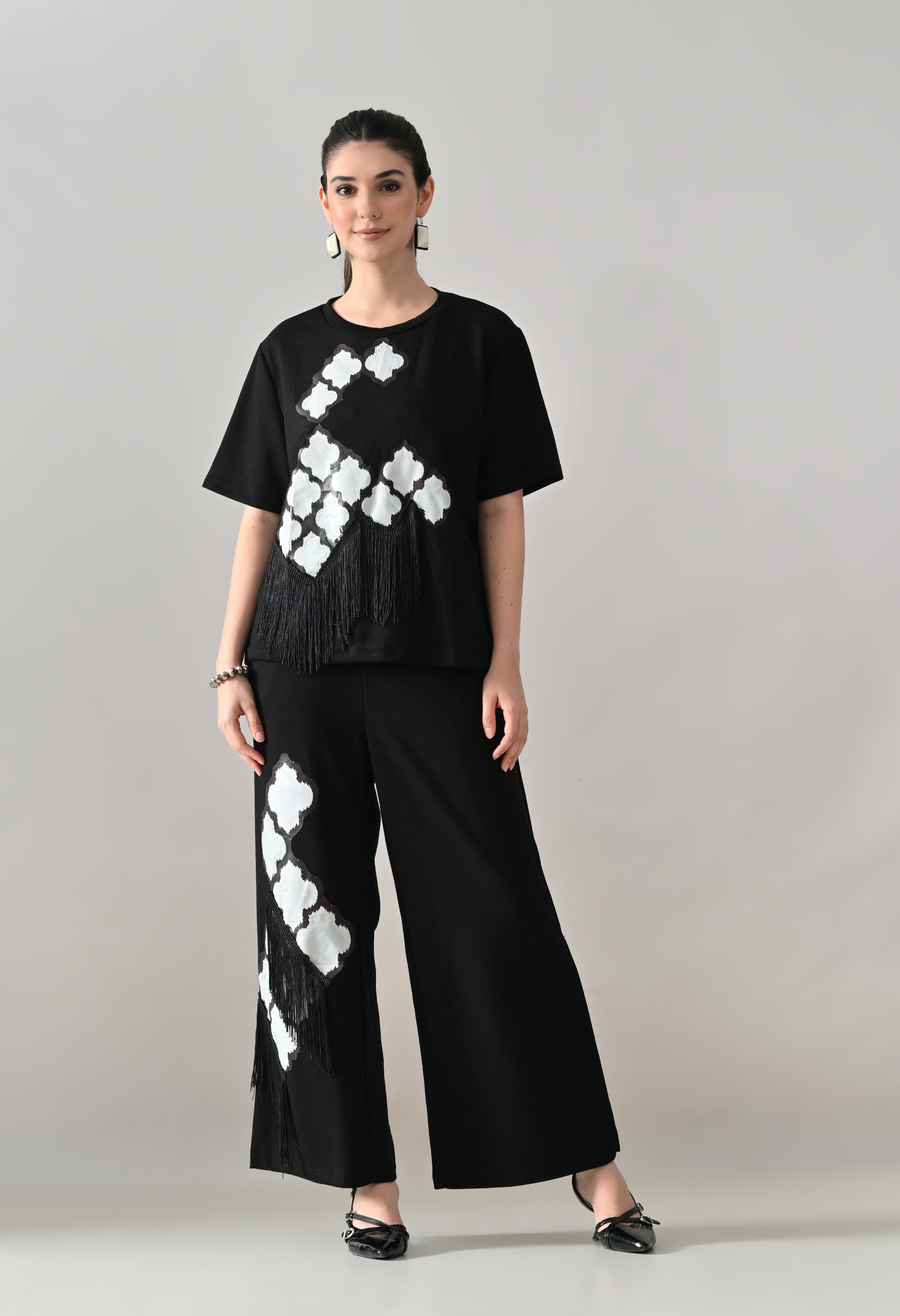 Fringed Two-Piece Set