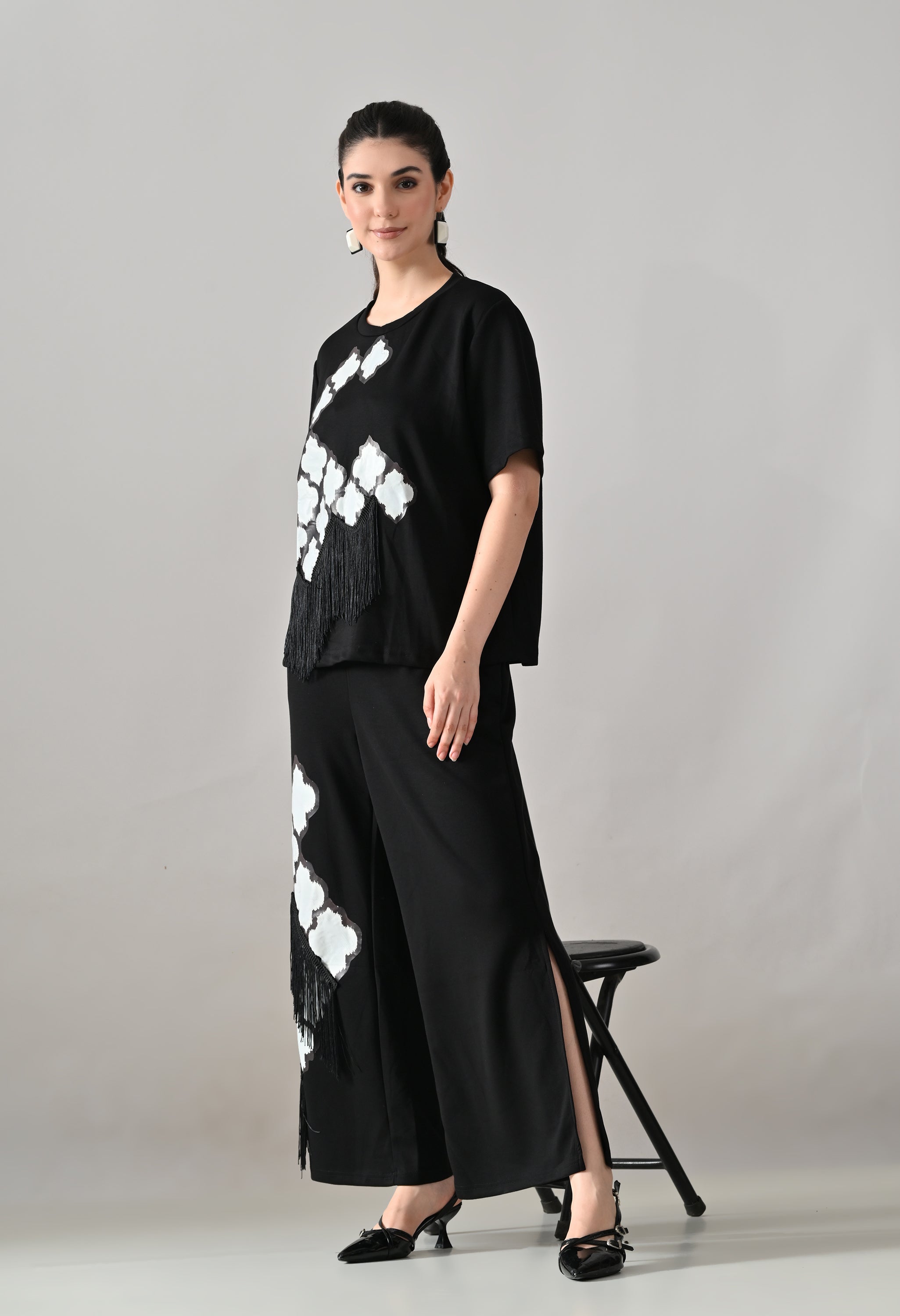 Fringed Two-Piece Set