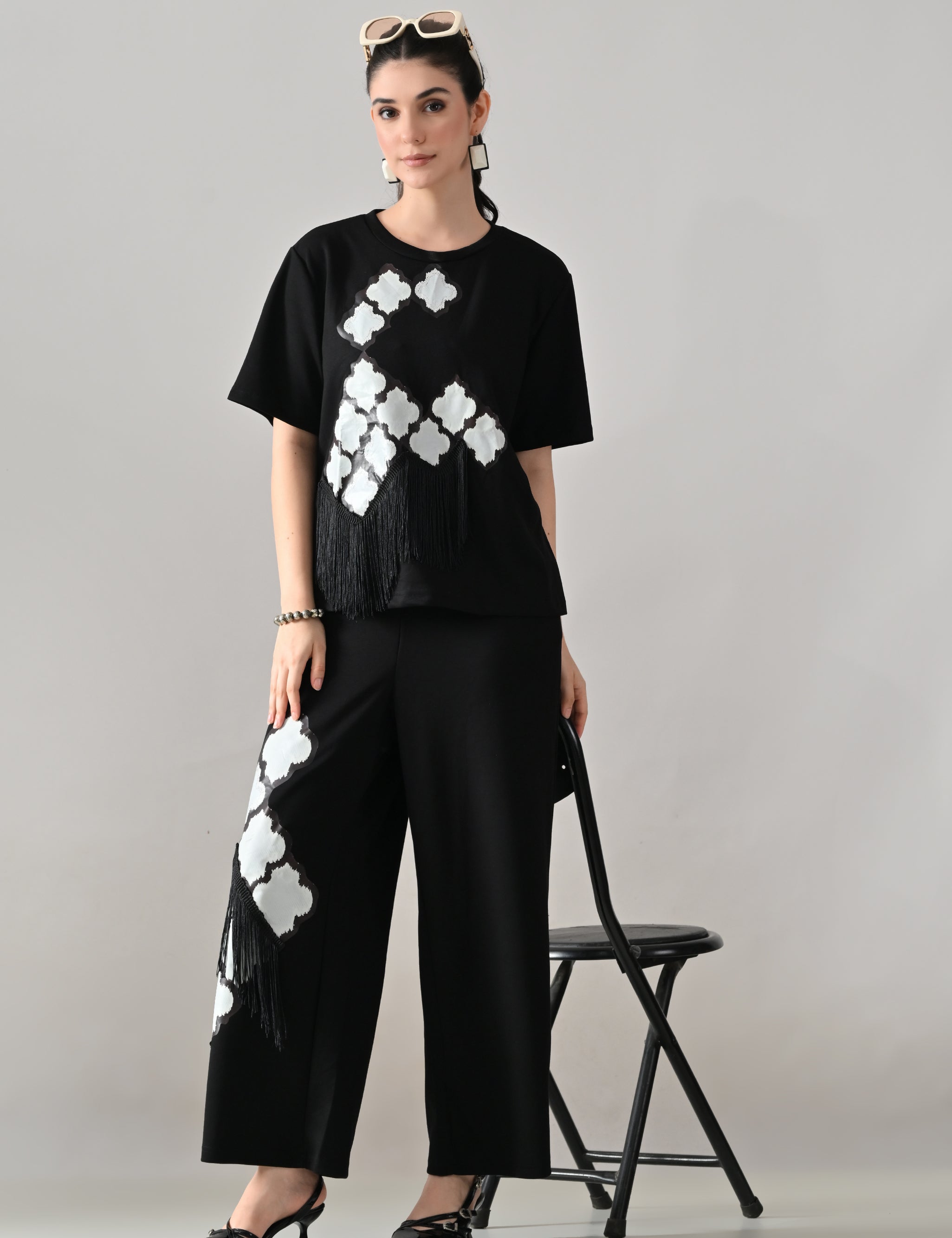 Fringed Two-Piece Set