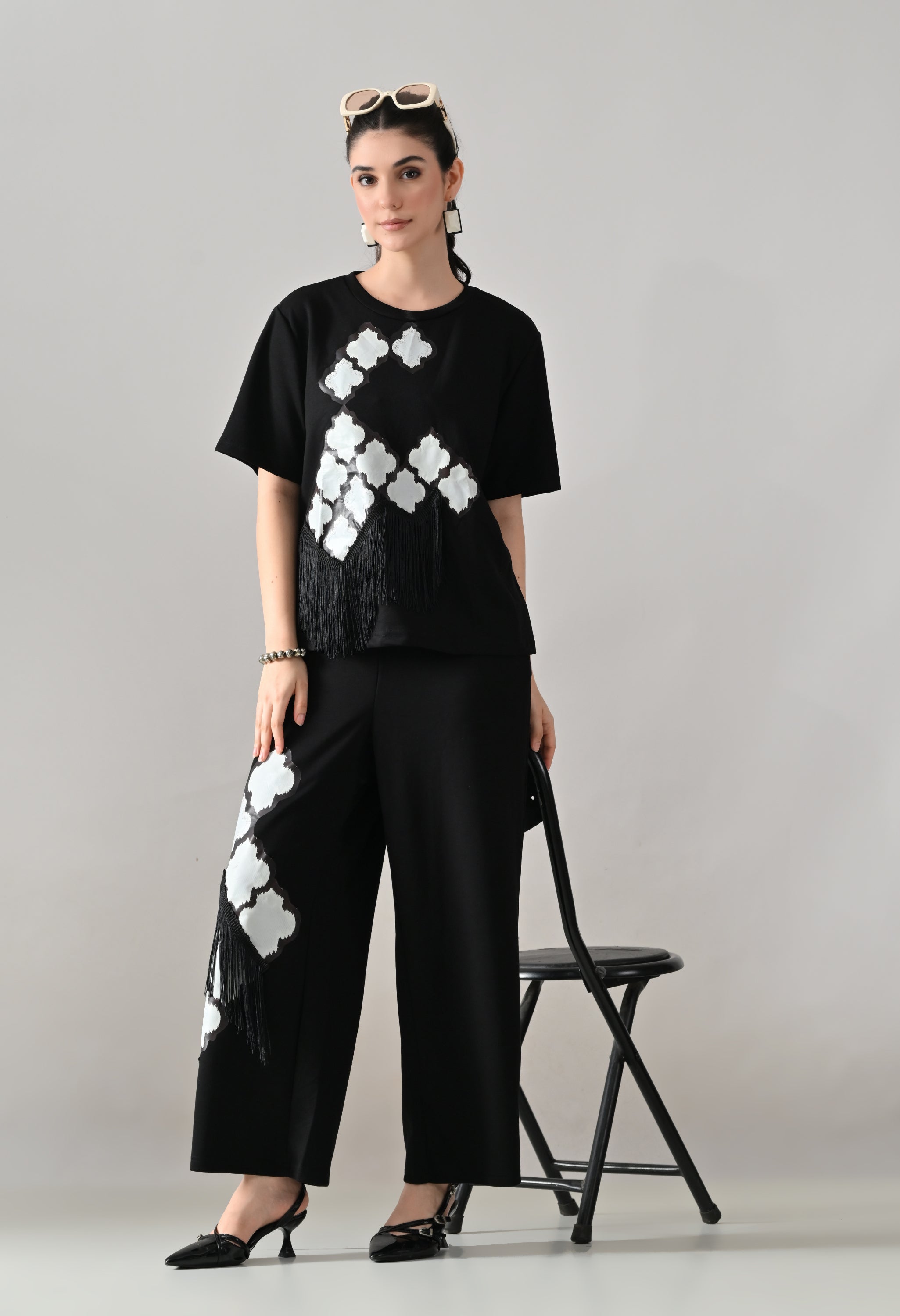 Fringed Two-Piece Set