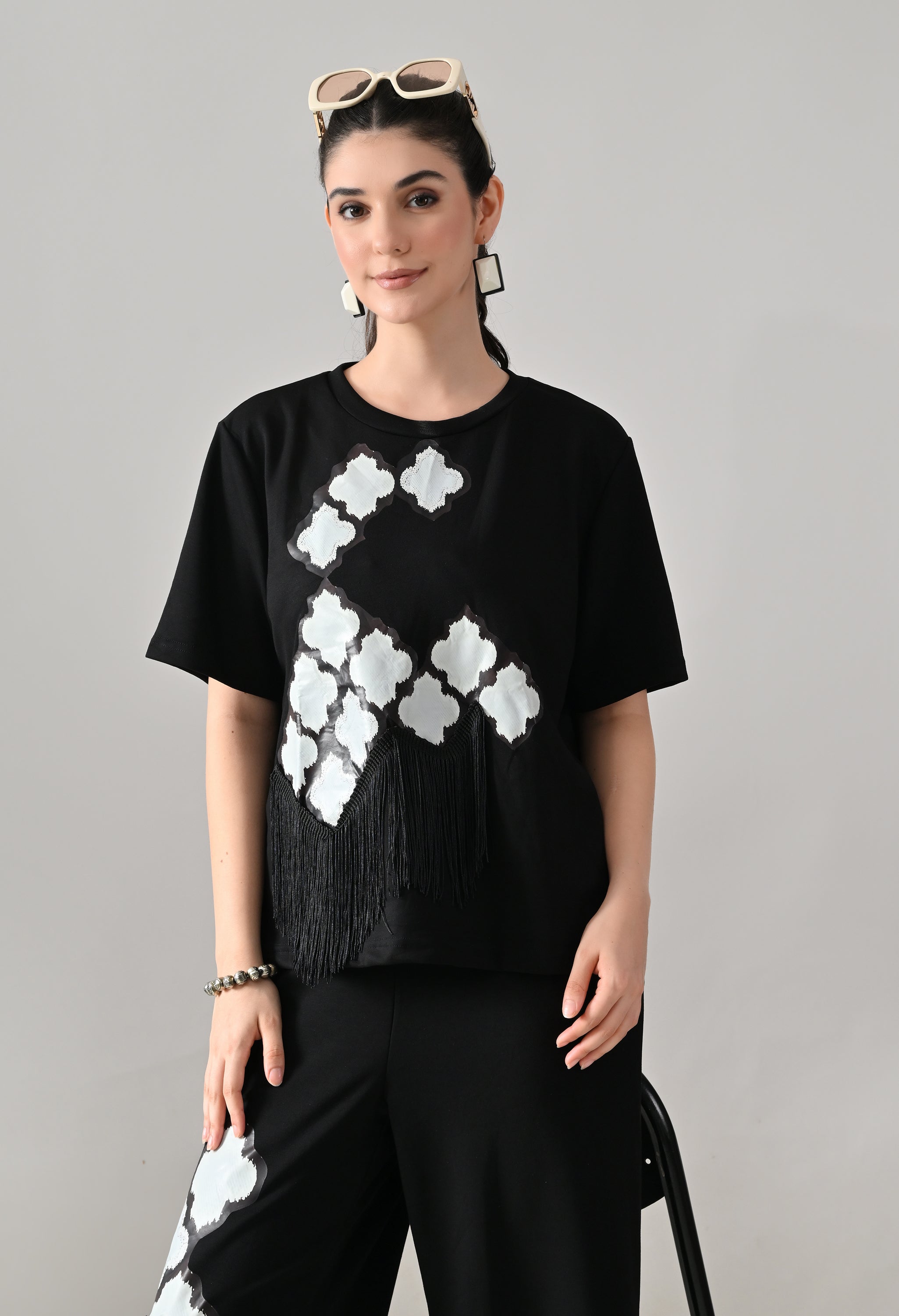 Fringed Two-Piece Set