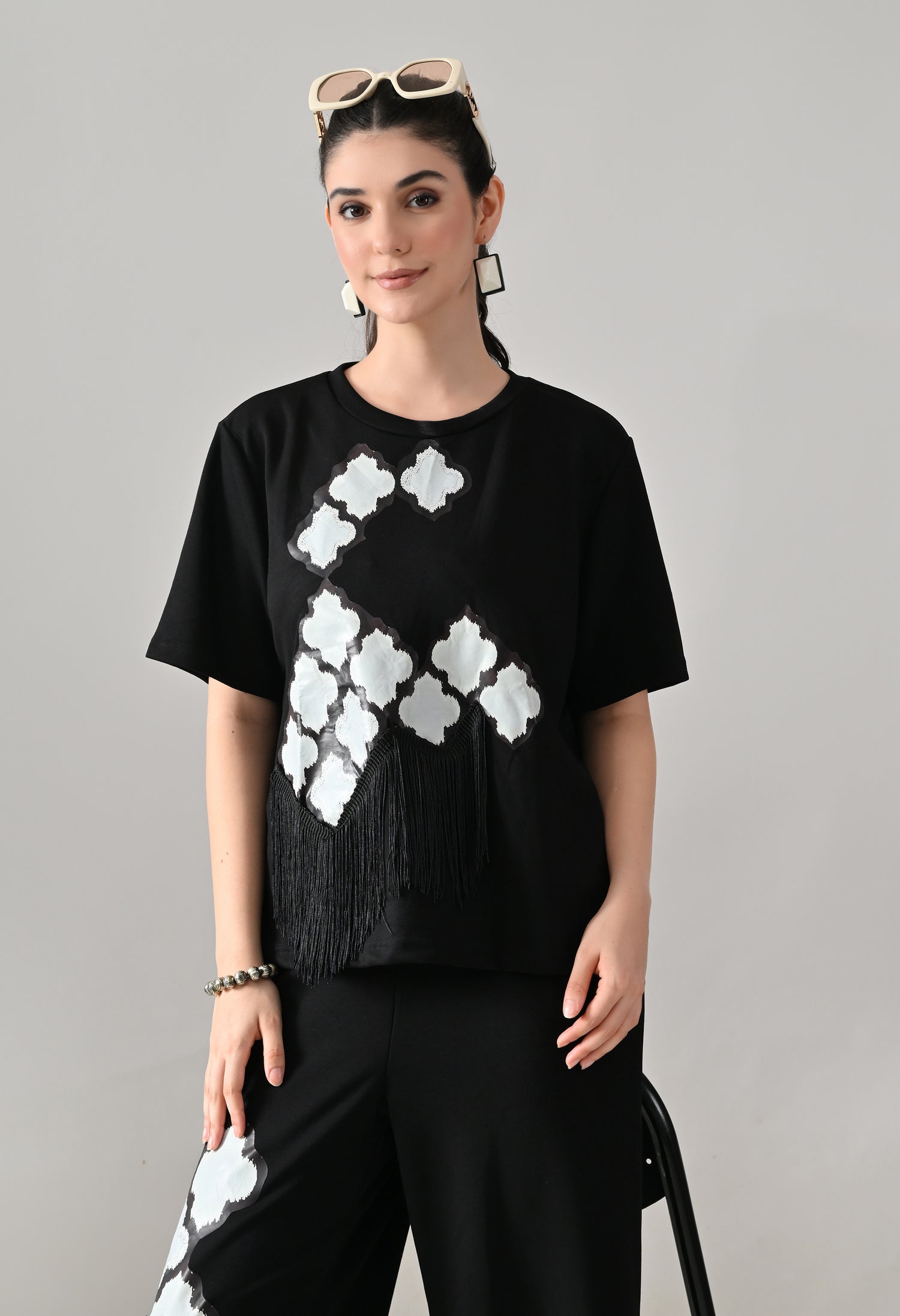 Fringed Two-Piece Set
