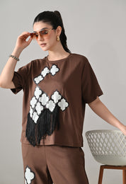 Fringed Two-Piece Set
