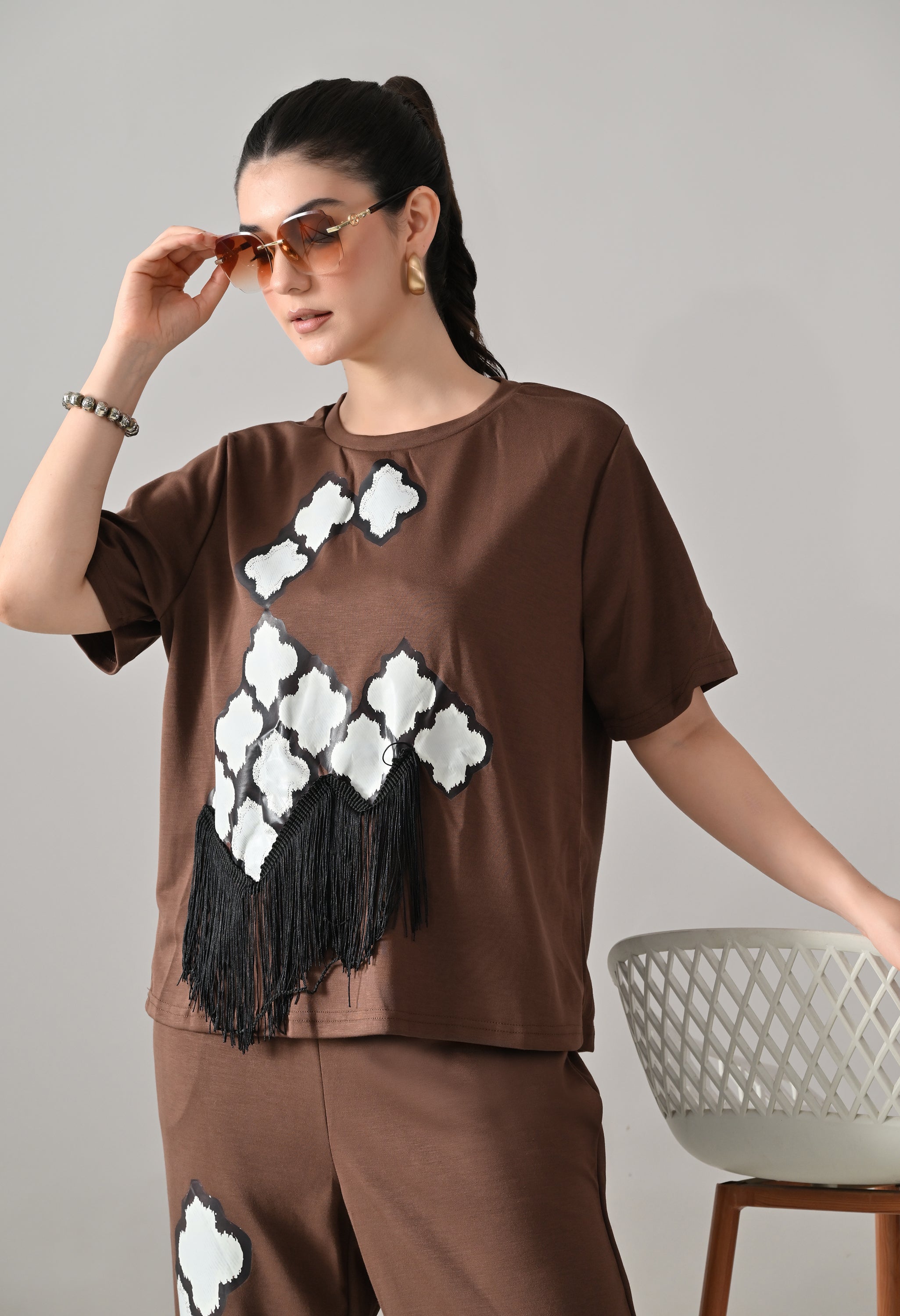 Fringed Two-Piece Set