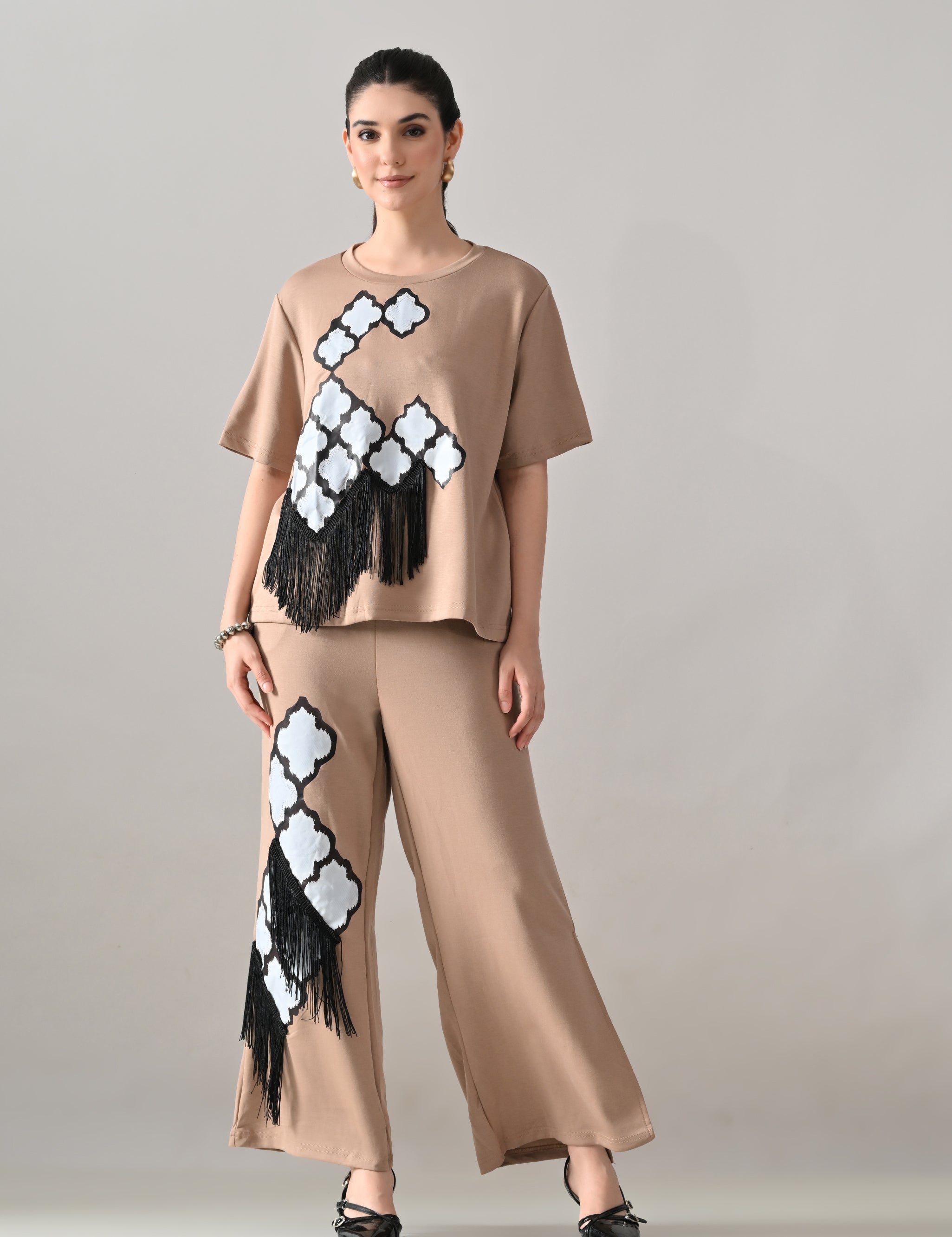 Fringed Two-Piece Set