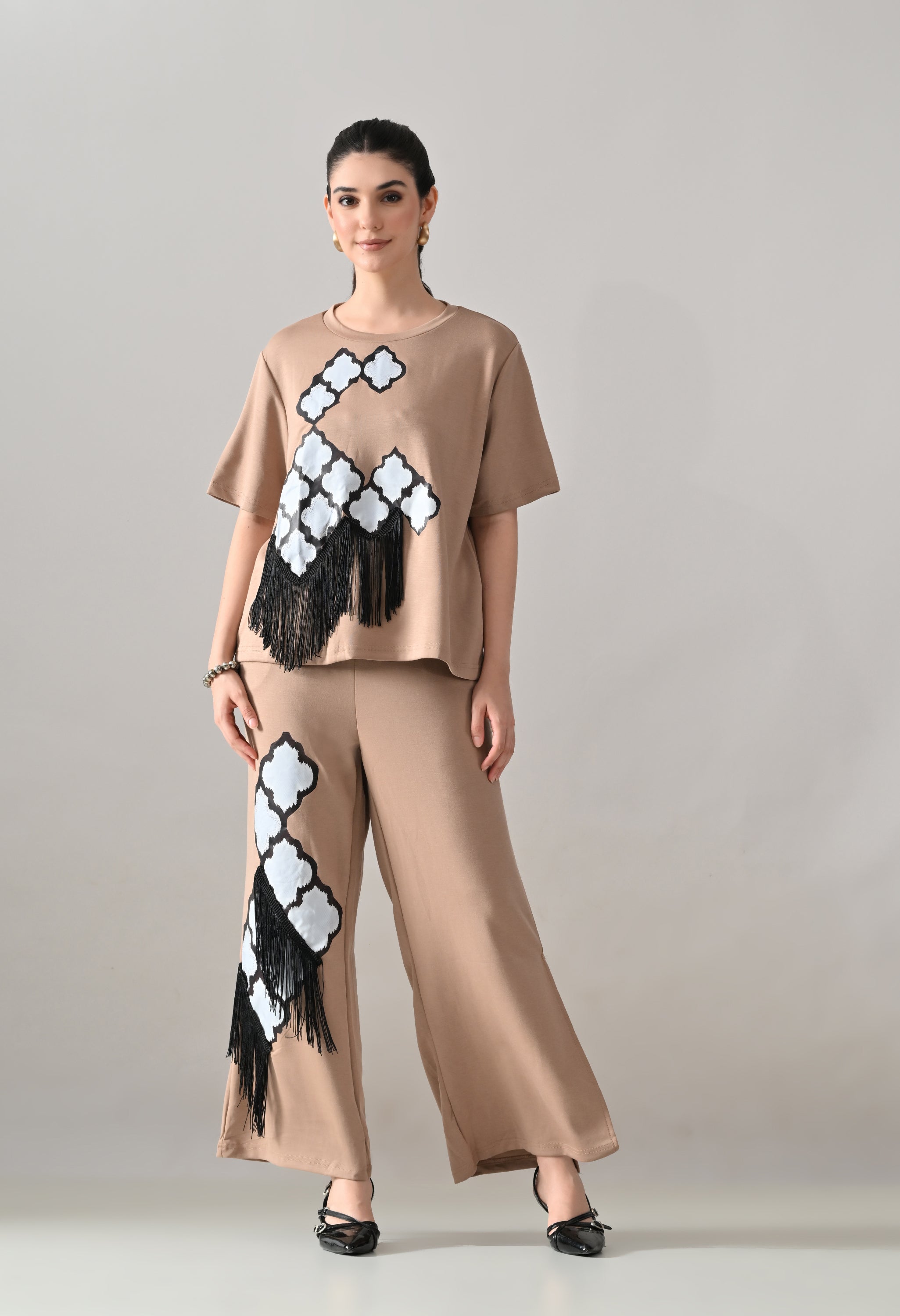 Fringed Two-Piece Set