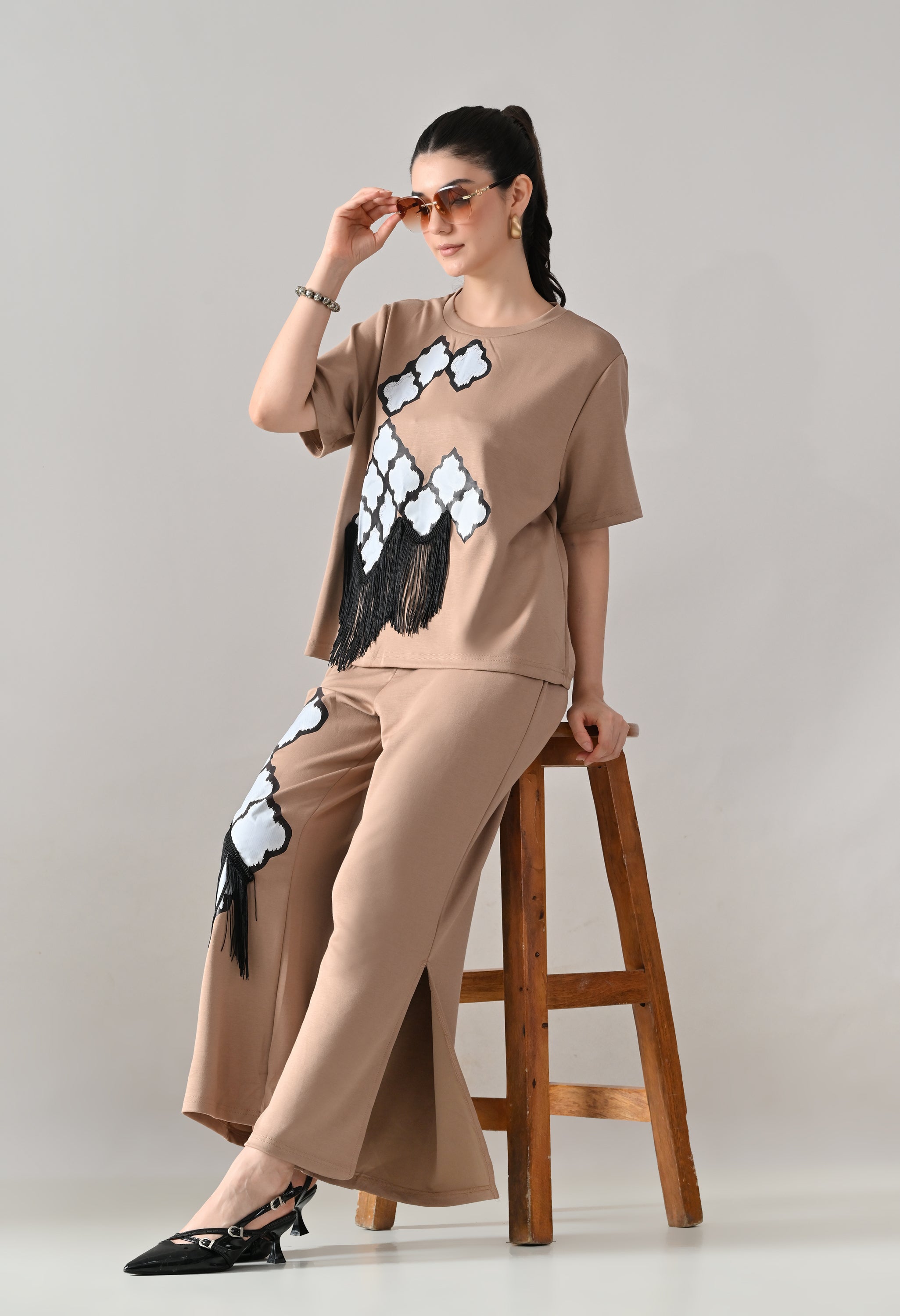 Fringed Two-Piece Set