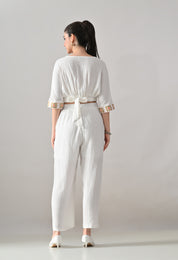 Embroidered Two-Piece Set