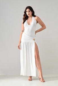 Halter Neck Maxi Dress