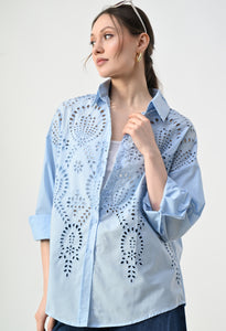 Schiffli Boxy Shirt