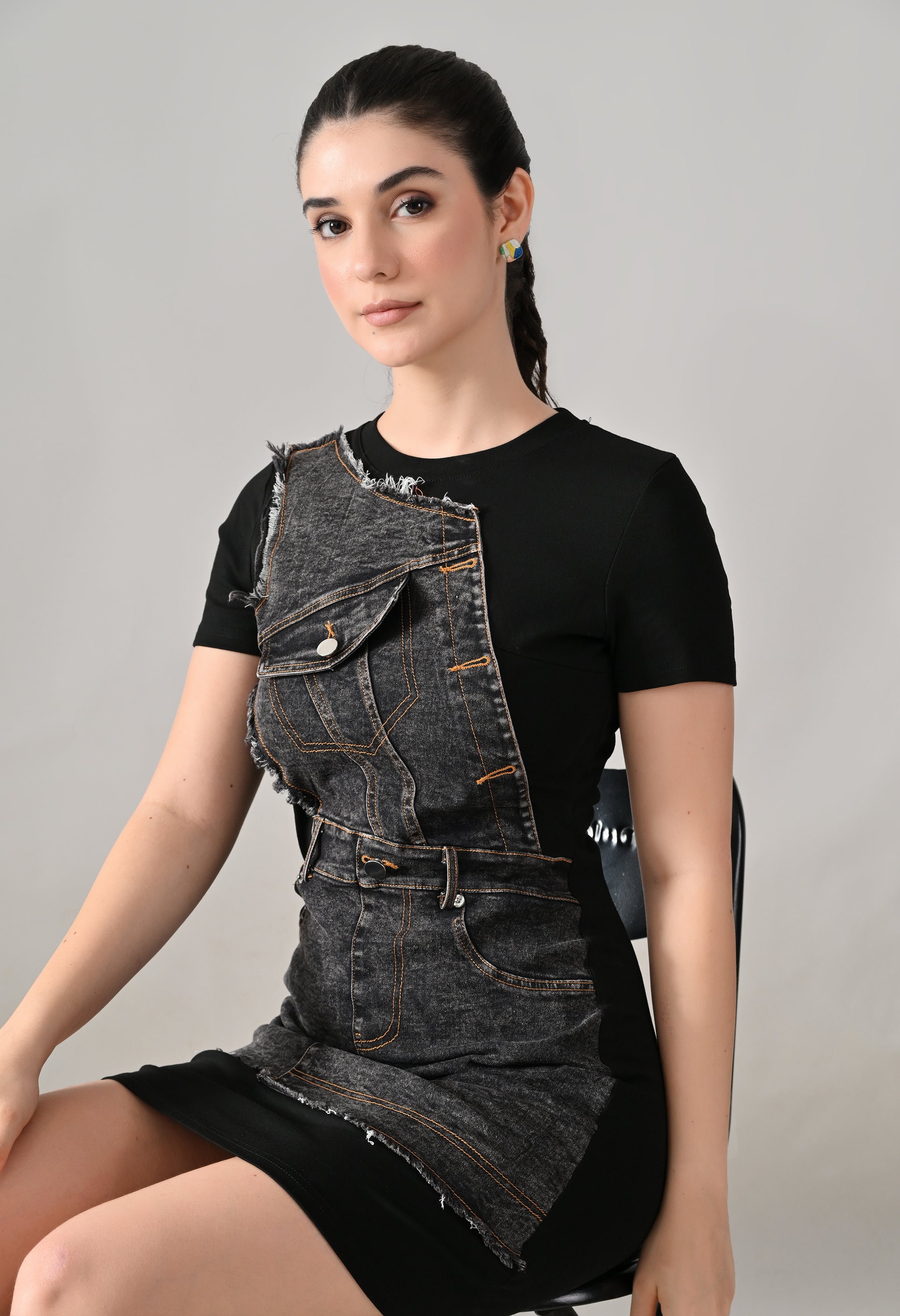 Denim Whisper Dress