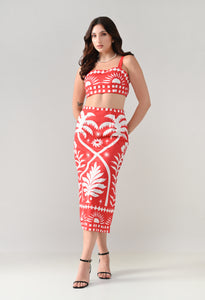 Midi Skirt Co-ord Set