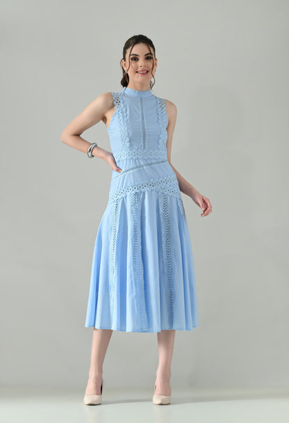 Sleeveless Lace Dress