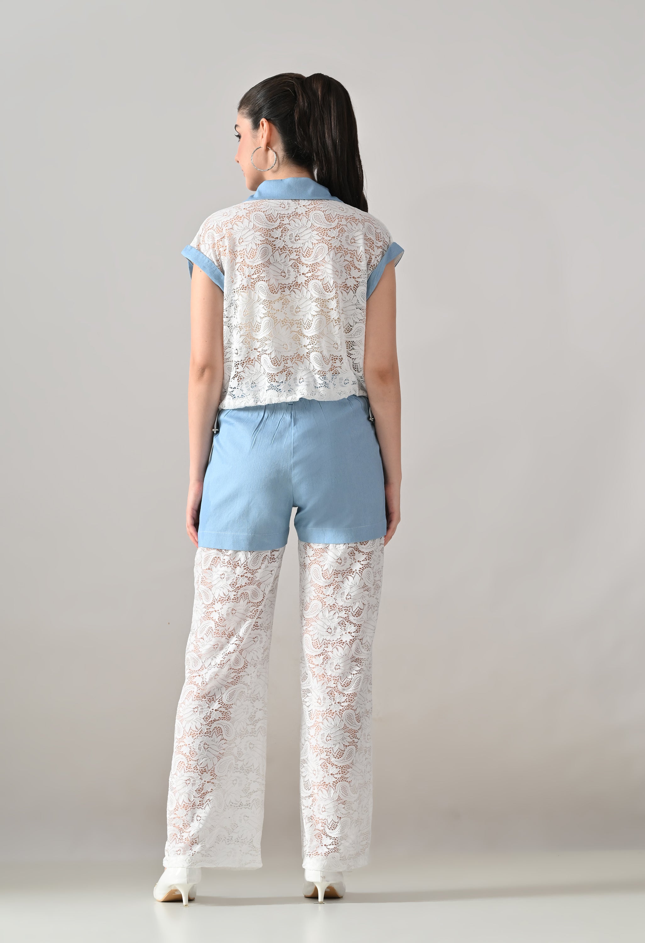 Lace & Lustre Two-Piece Set
