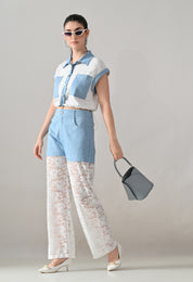 Lace & Lustre Two-Piece Set