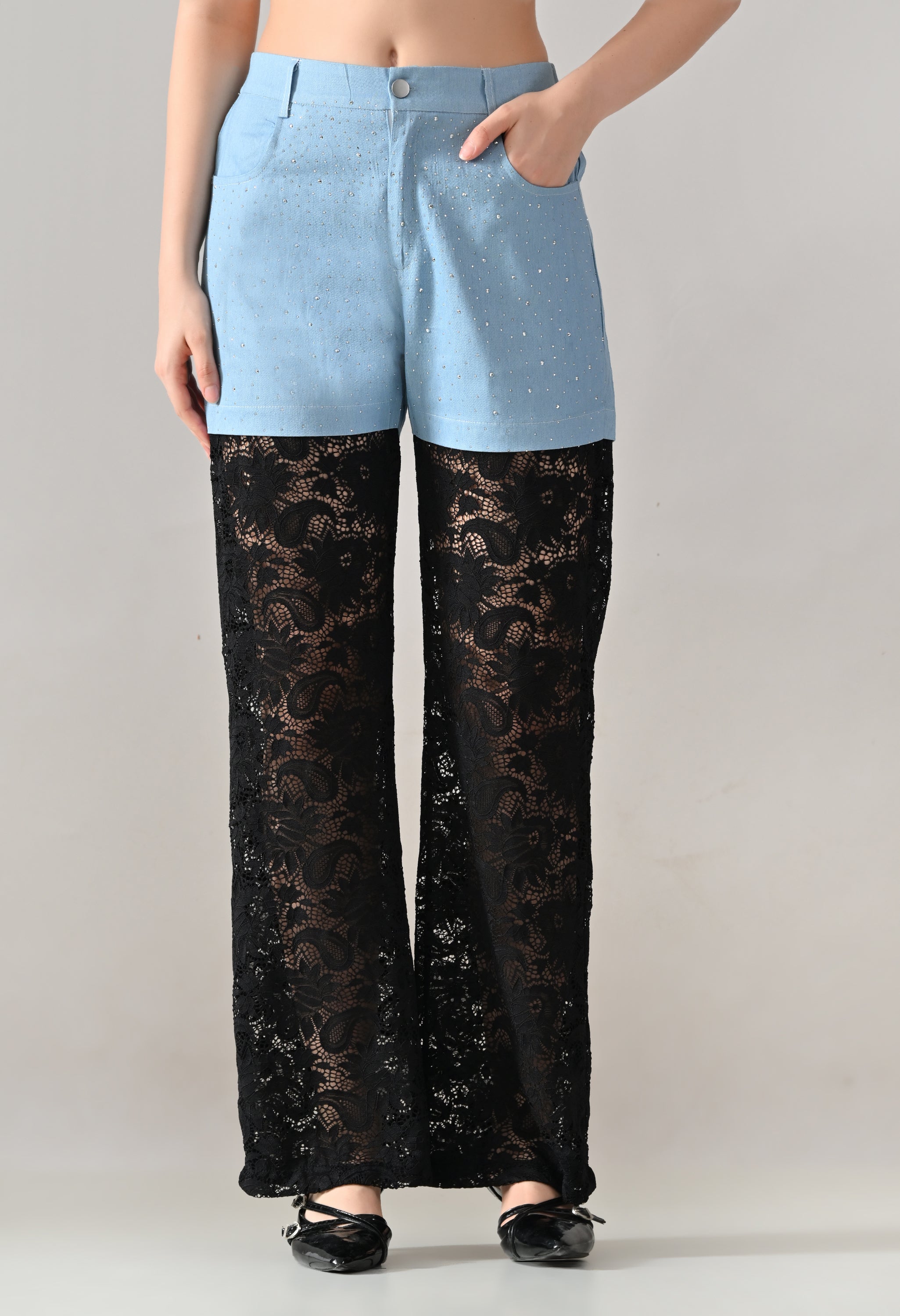 Lace & Lustre Two-Piece Set