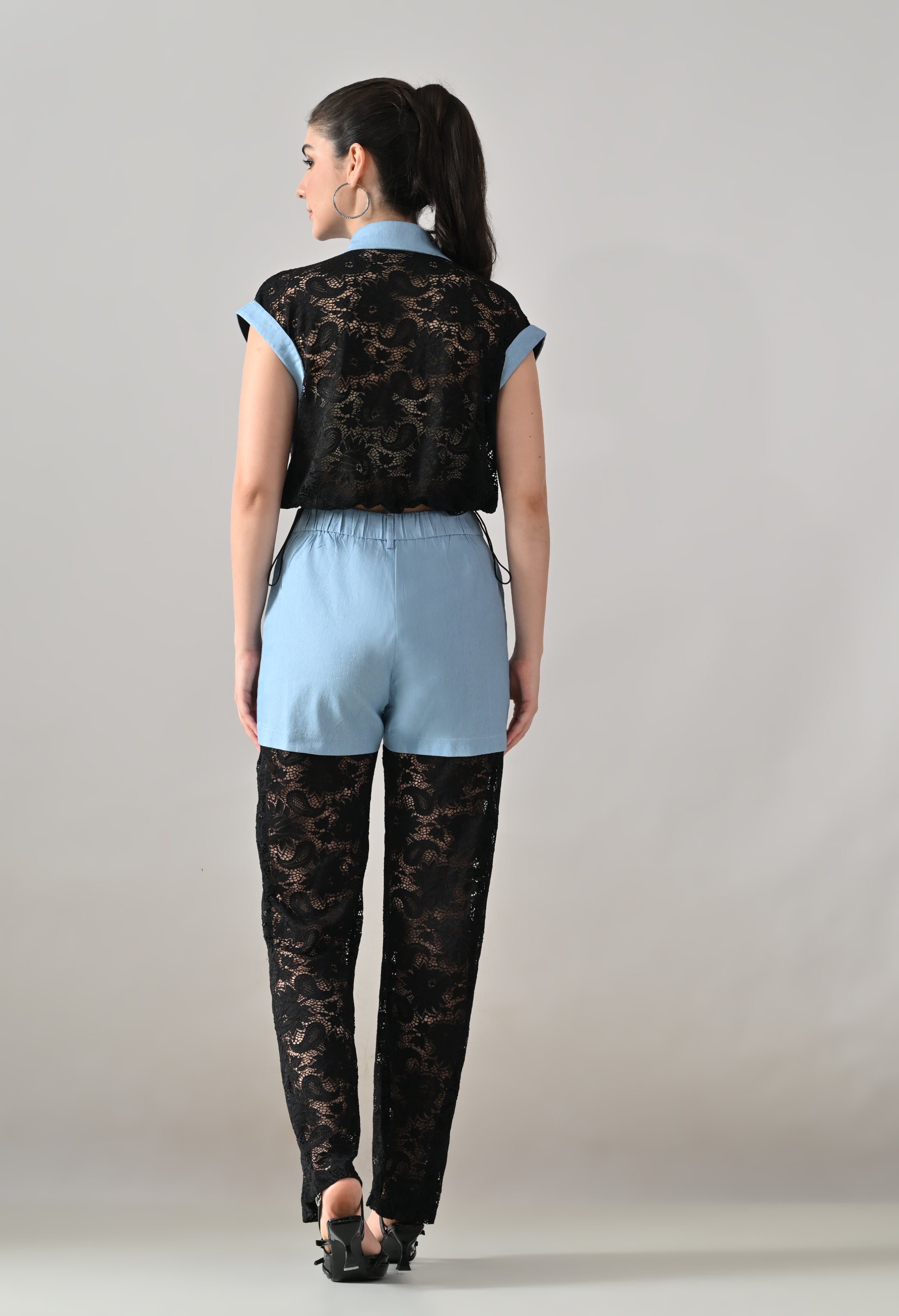 Lace & Lustre Two-Piece Set