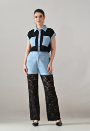 Lace & Lustre Two-Piece Set