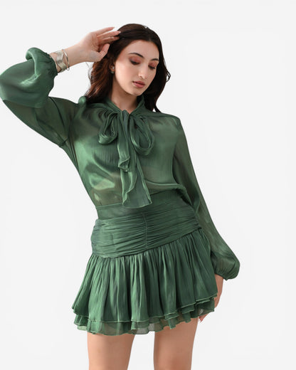 Organza Two-Piece Set