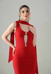 Golden Grace Maxi Dress