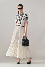 Textura Pleated Two-Piece Set