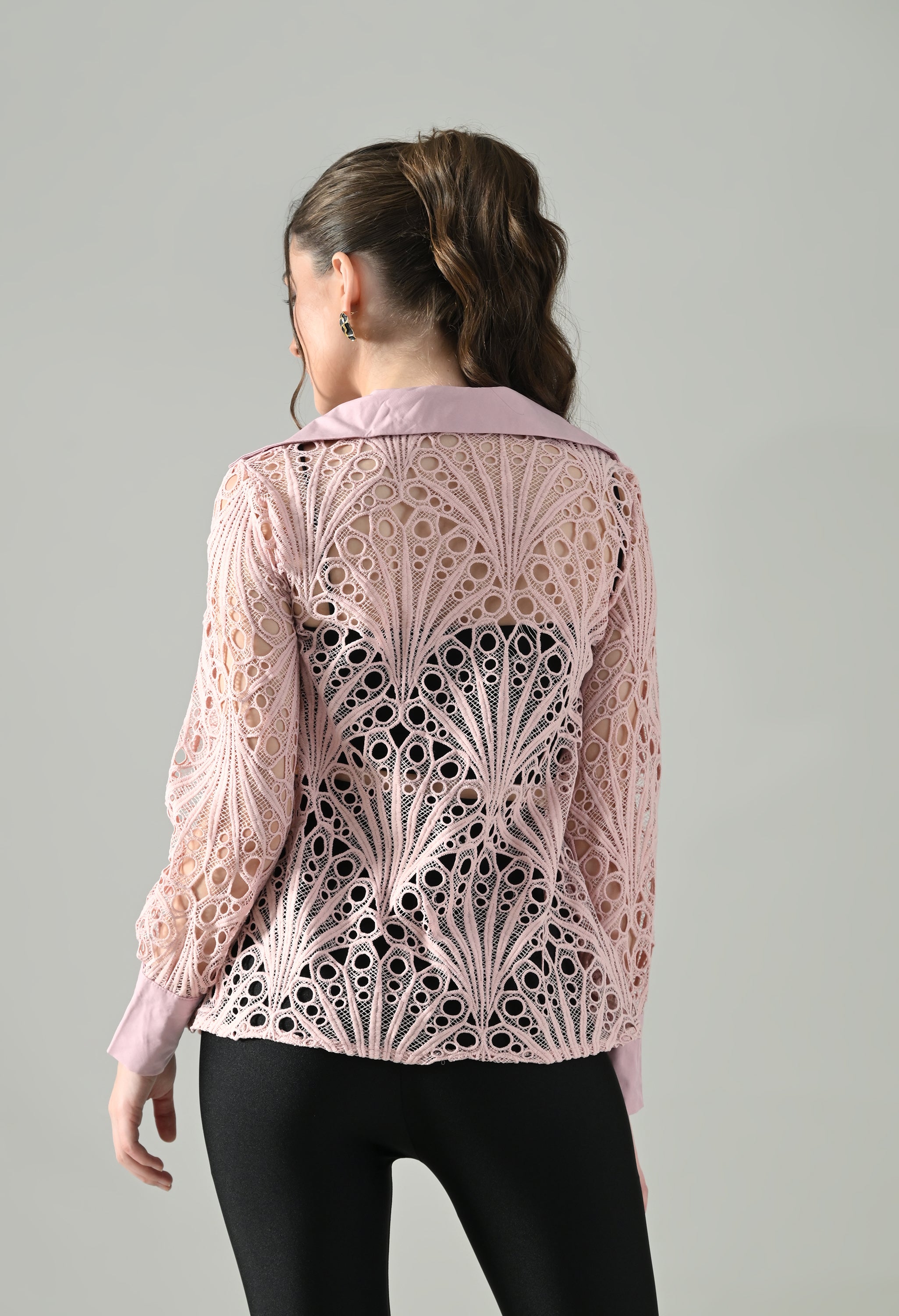 Lace Sheer Shirt