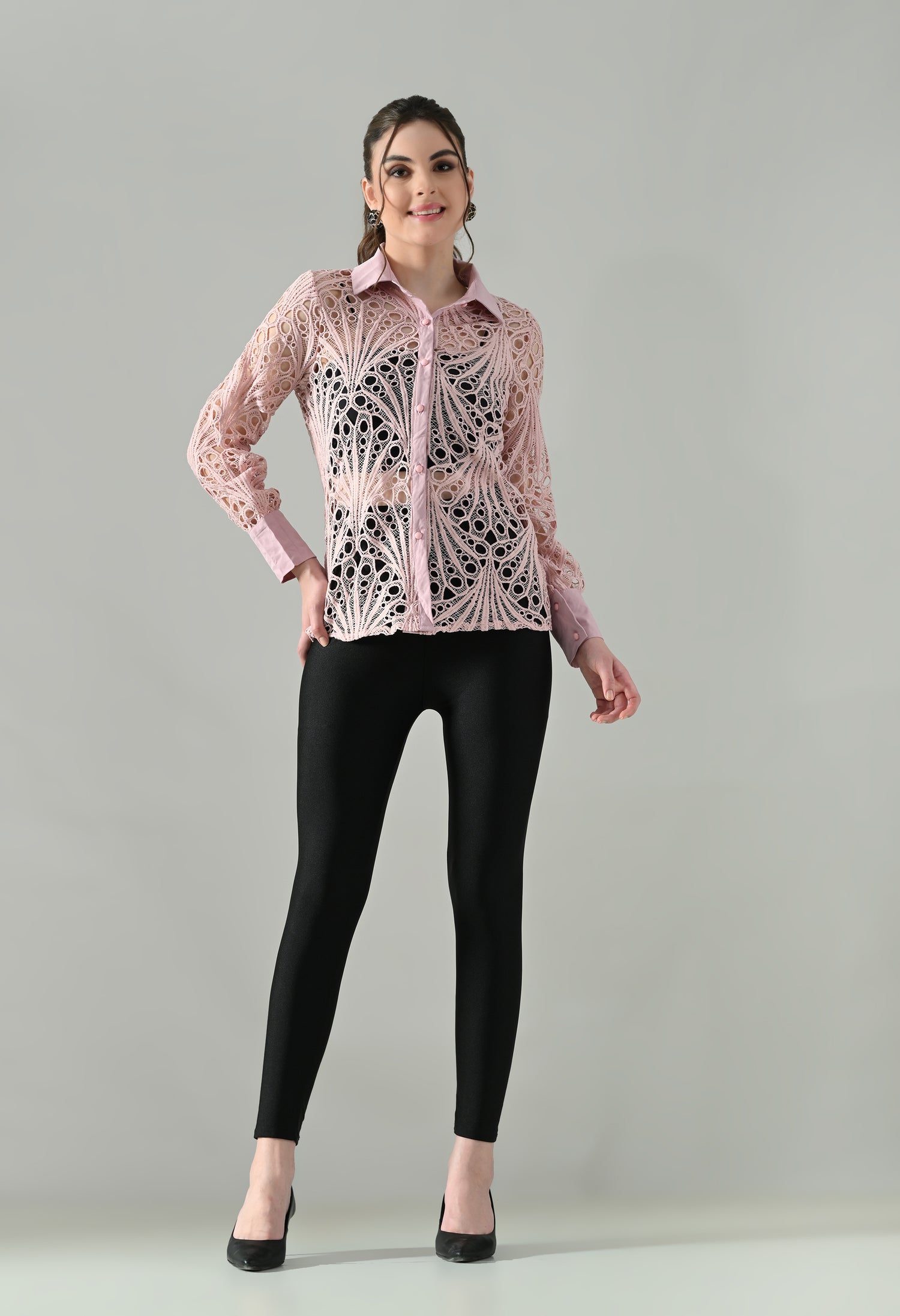 Lace Sheer Shirt