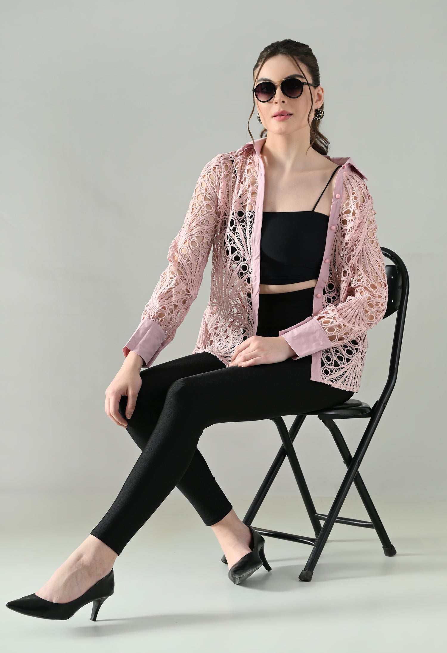 Lace Sheer Shirt