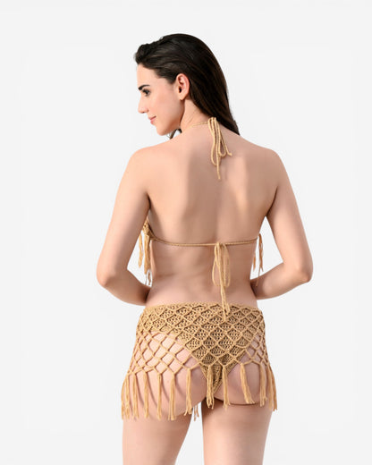 Crochet Fringe bikini Set