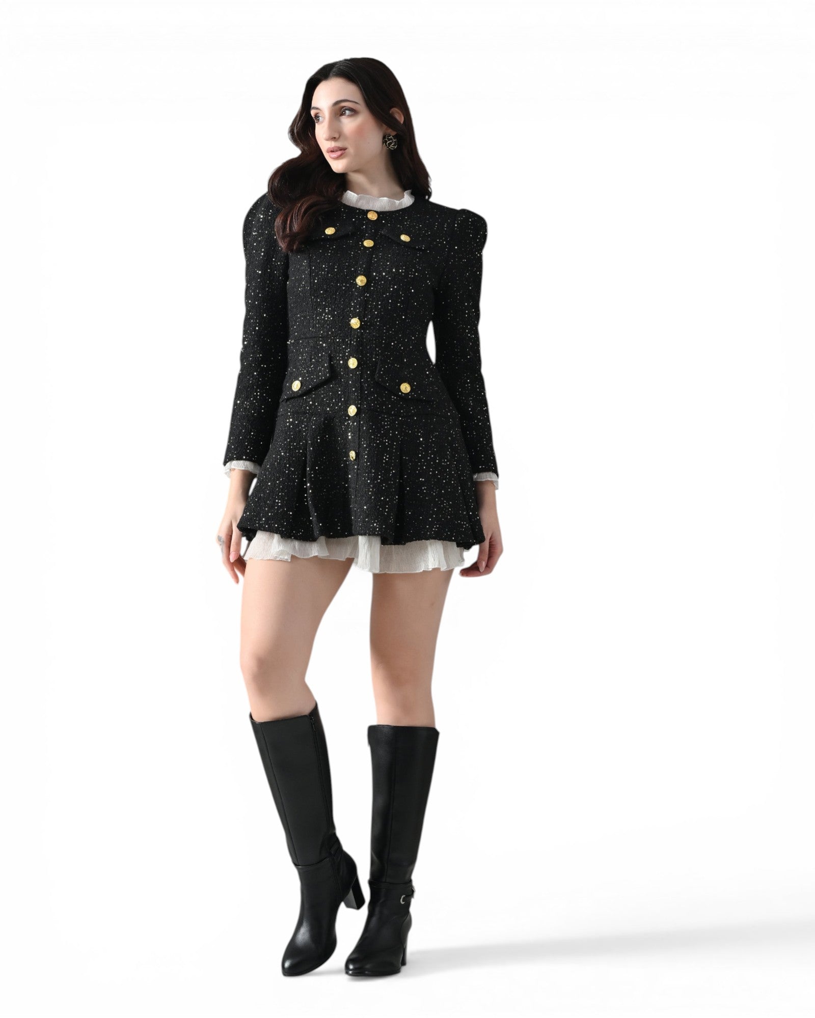 Opaline Tweed Dress – ANNY