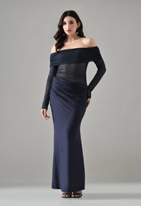 Luna Mesh Maxi Dress
