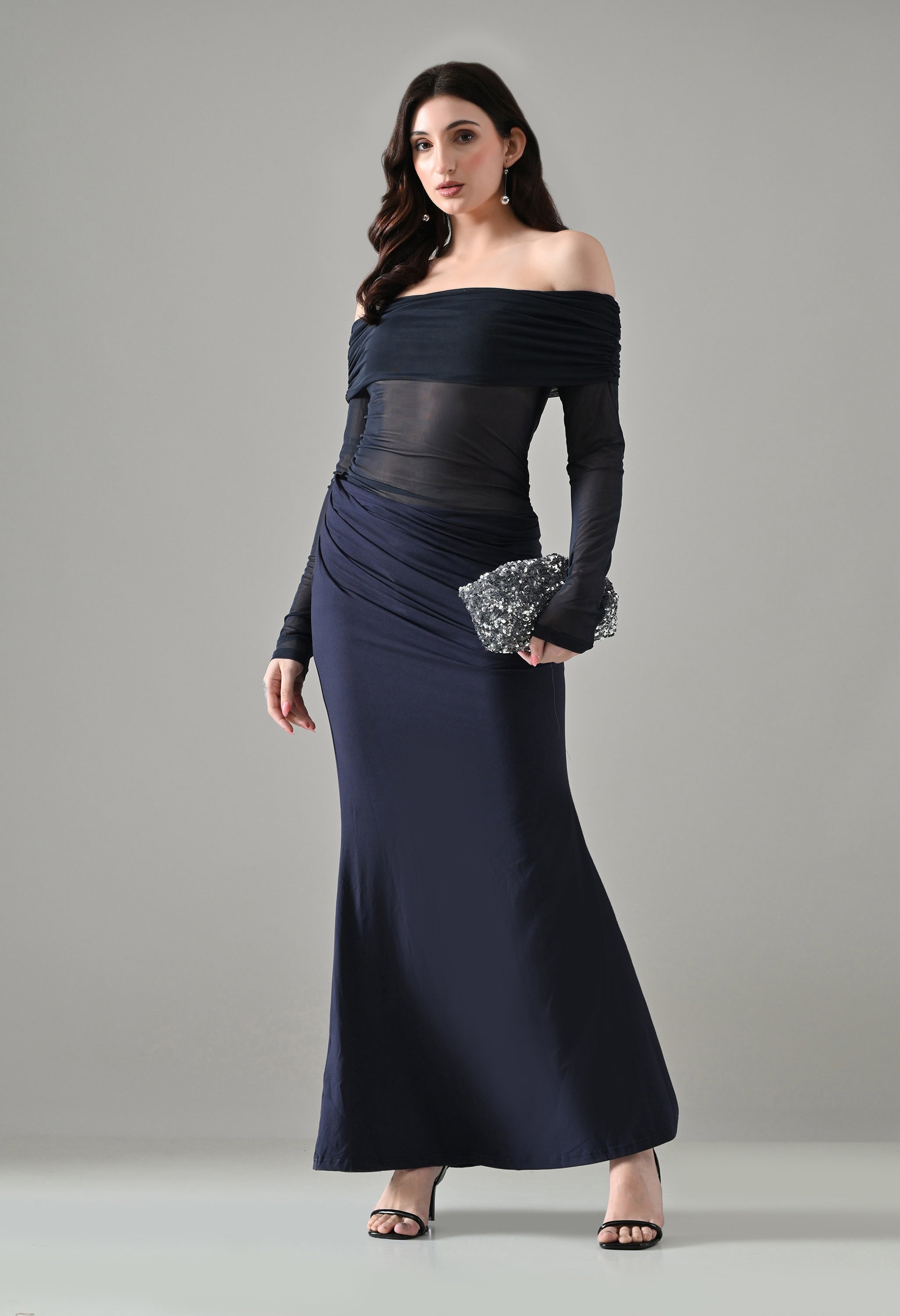 Luna Mesh Maxi Dress