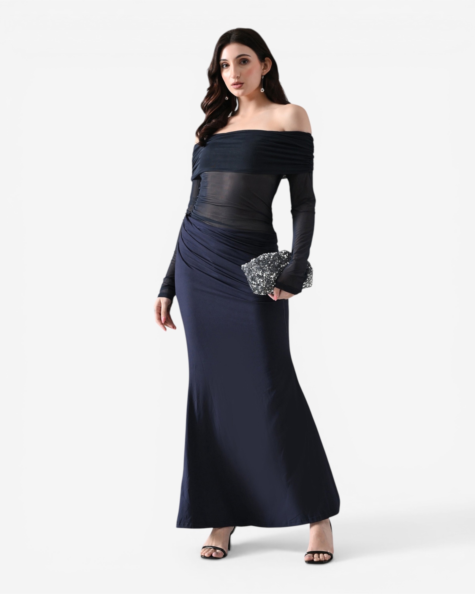 Luna Mesh Maxi Dress