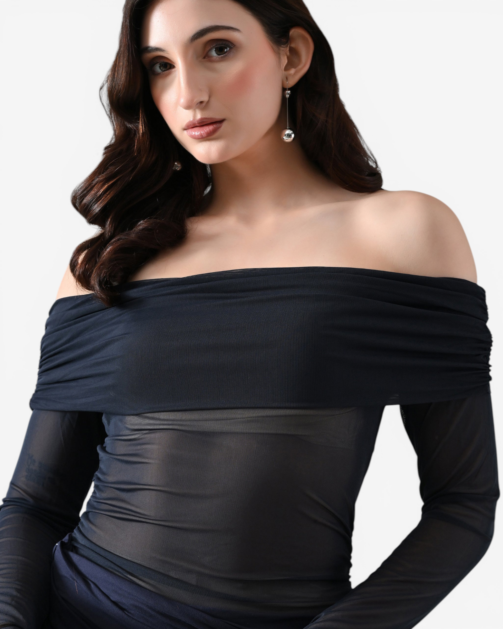 Luna Mesh Maxi Dress