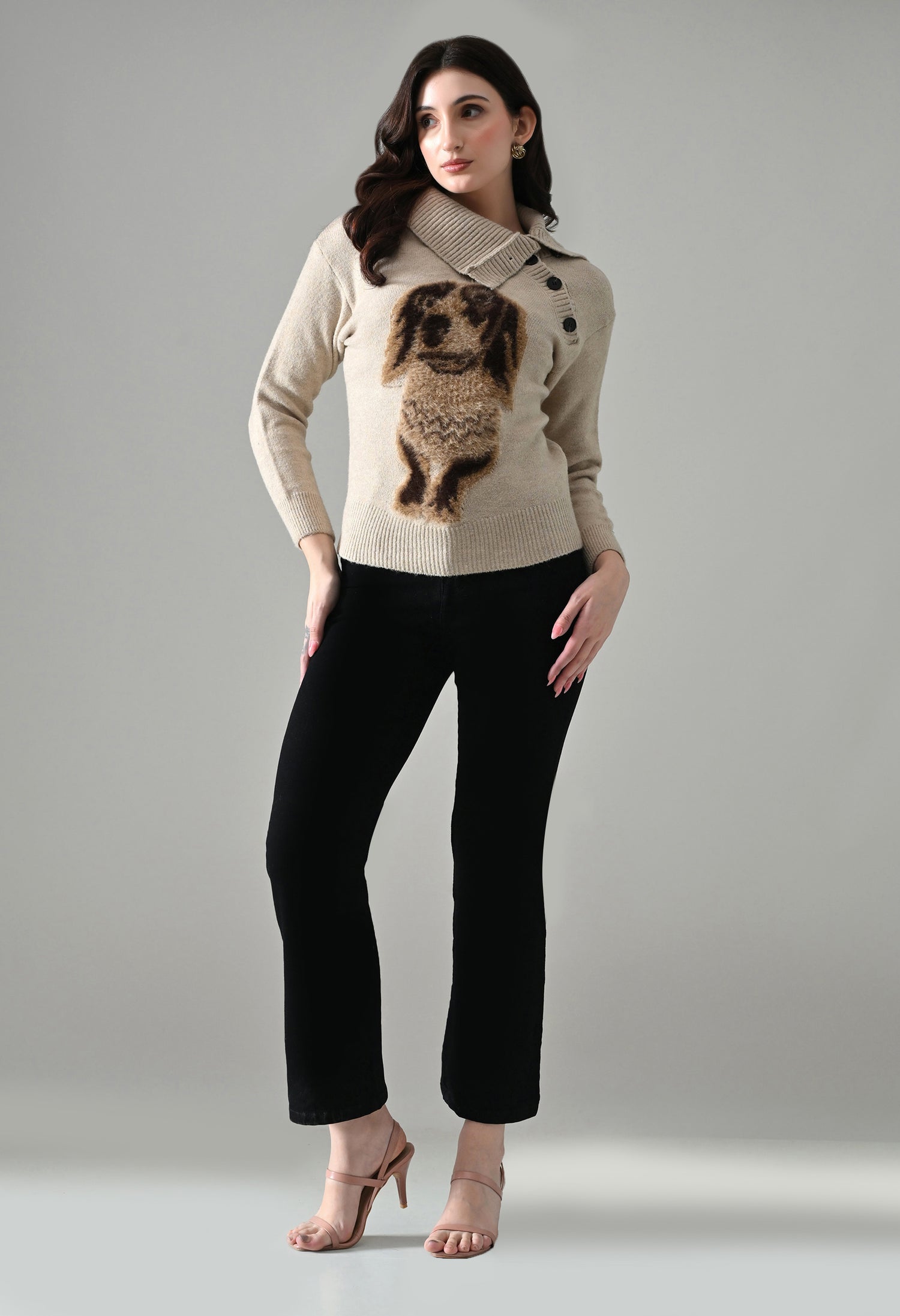 Playful Critter Sweater