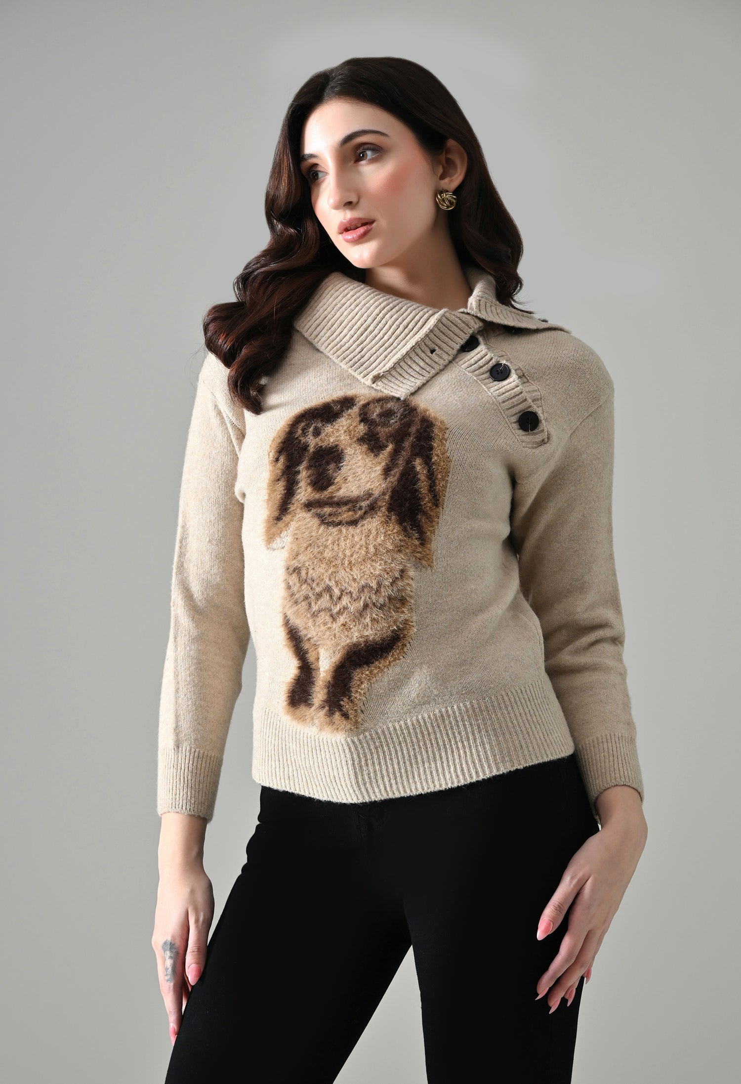 Playful Critter Sweater