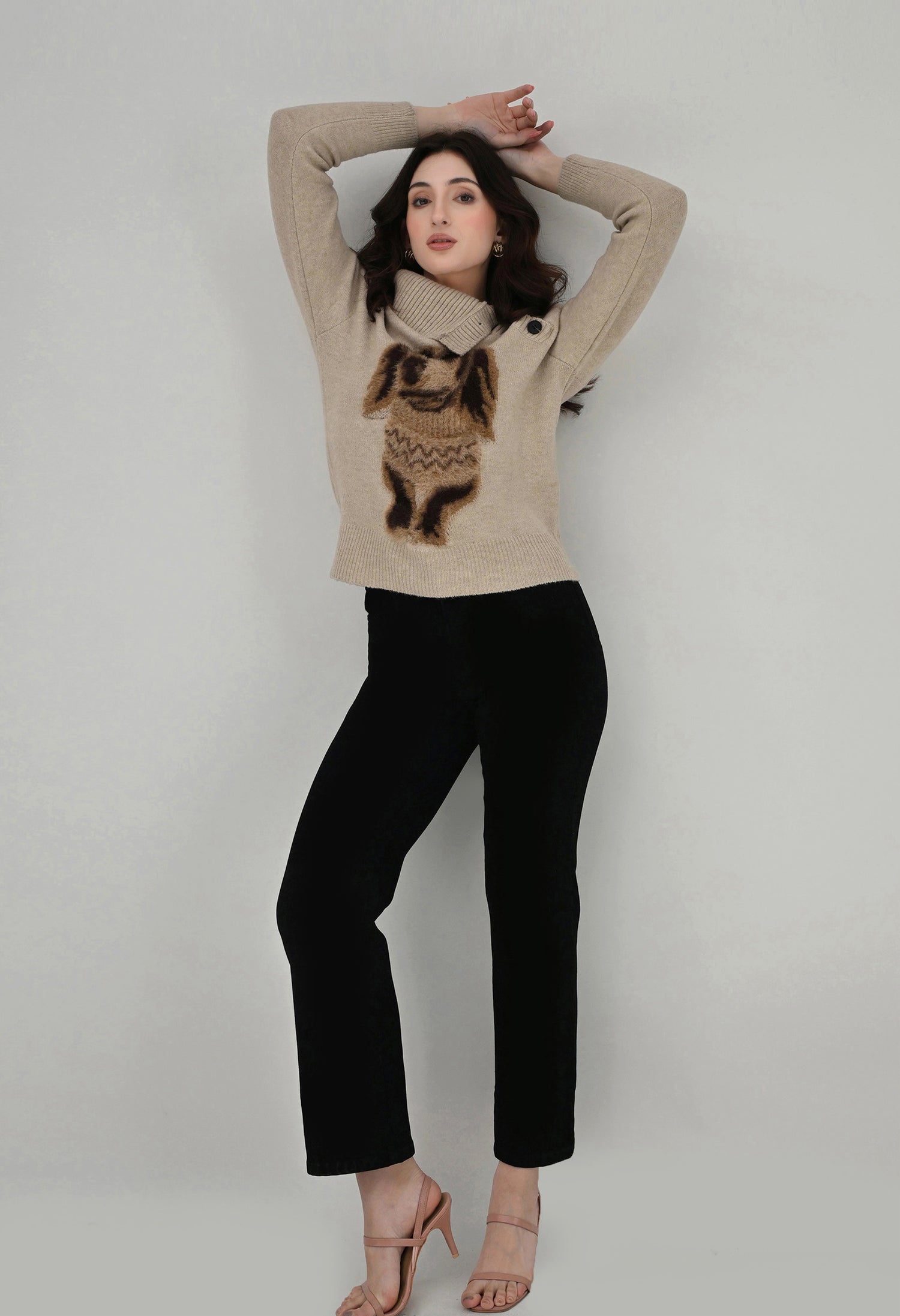 Playful Critter Sweater