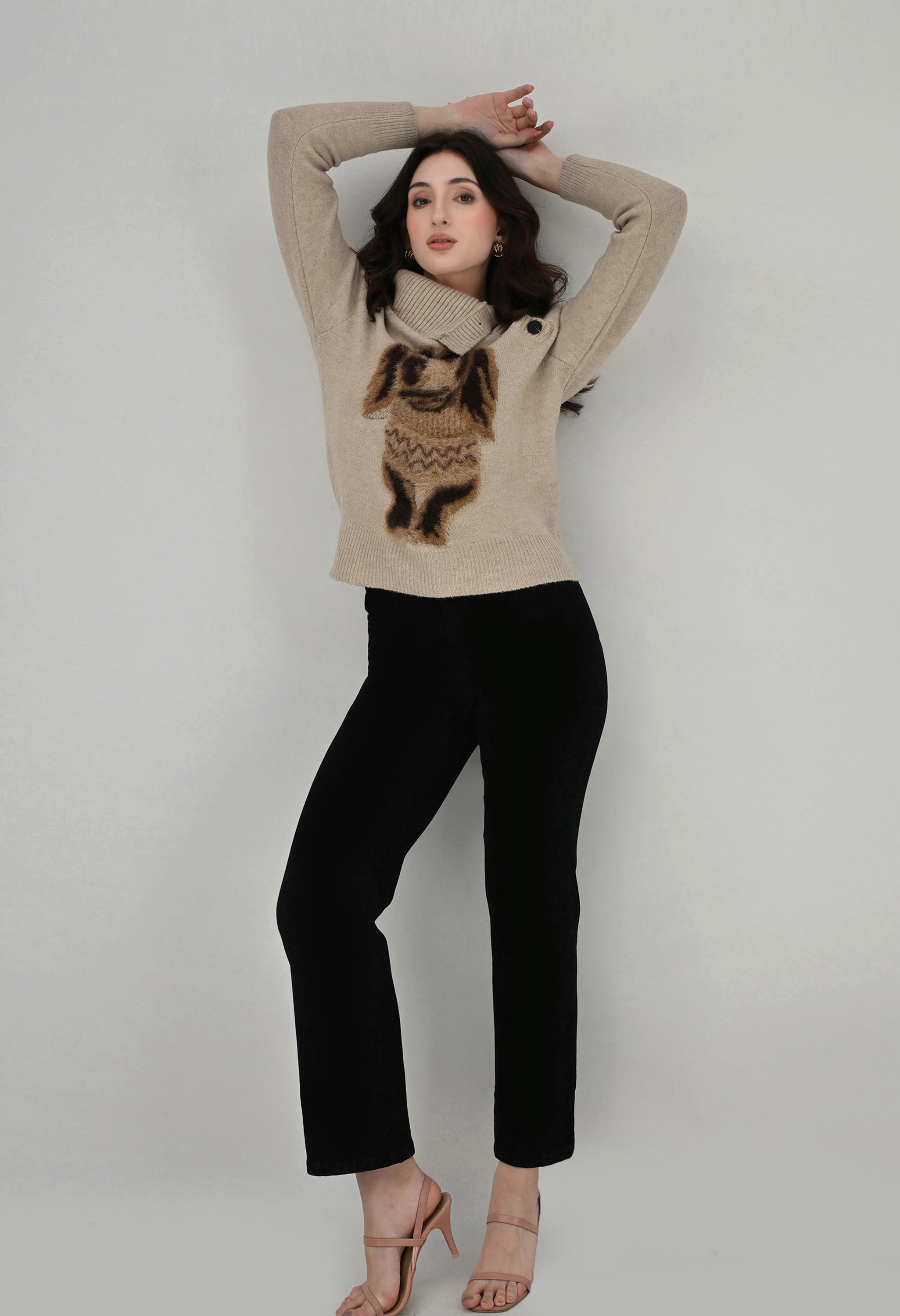 Playful Critter Sweater