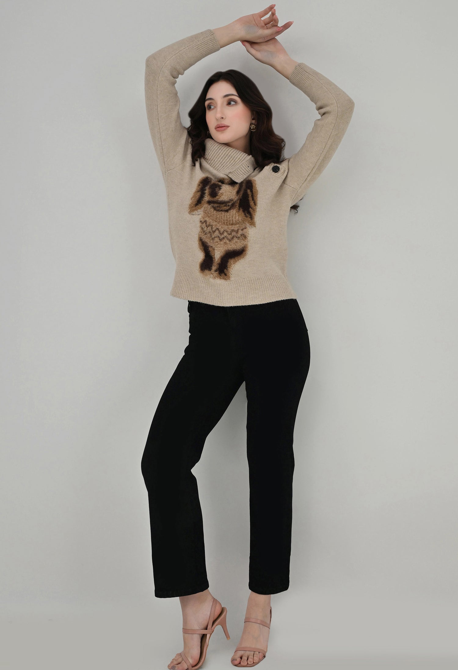 Playful Critter Sweater