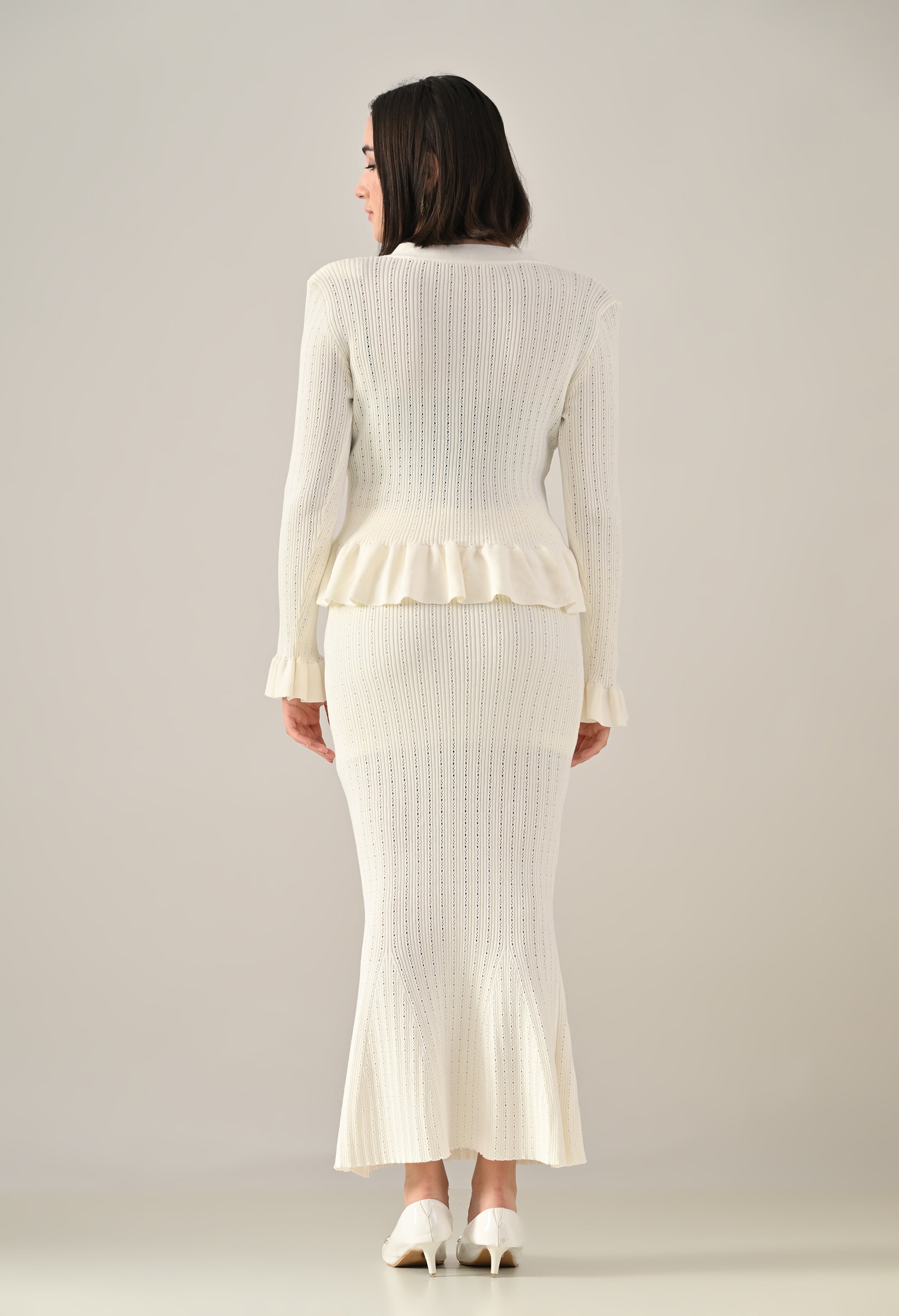 Ruffle Grace Knit Co-ord Set